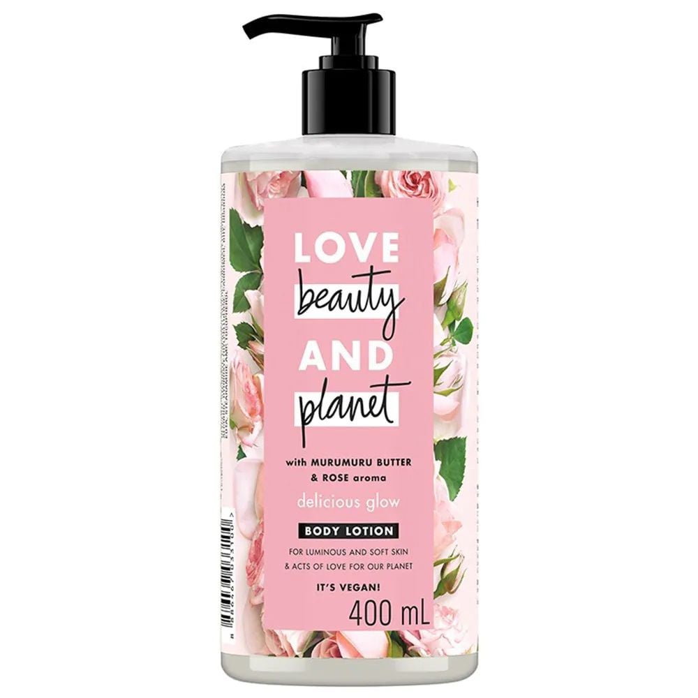 Sữa Dưỡng Thể Làm Sáng Da Love Beauty And Planet Delicious Glow Body Lotion 400ml