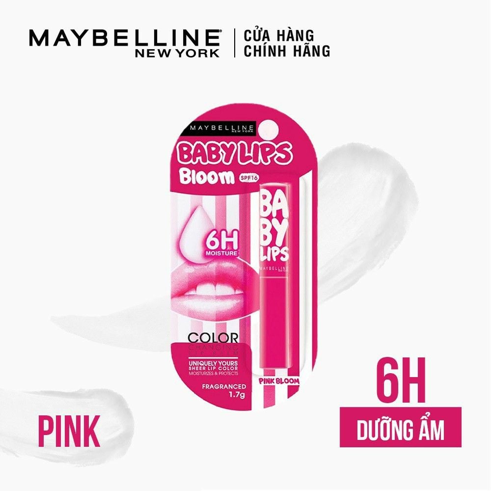 Son Dưỡng Môi Maybelline Chuyển Màu Baby Lips Bloom Color Changing Lip Balm - PINK SPF16 1.7g