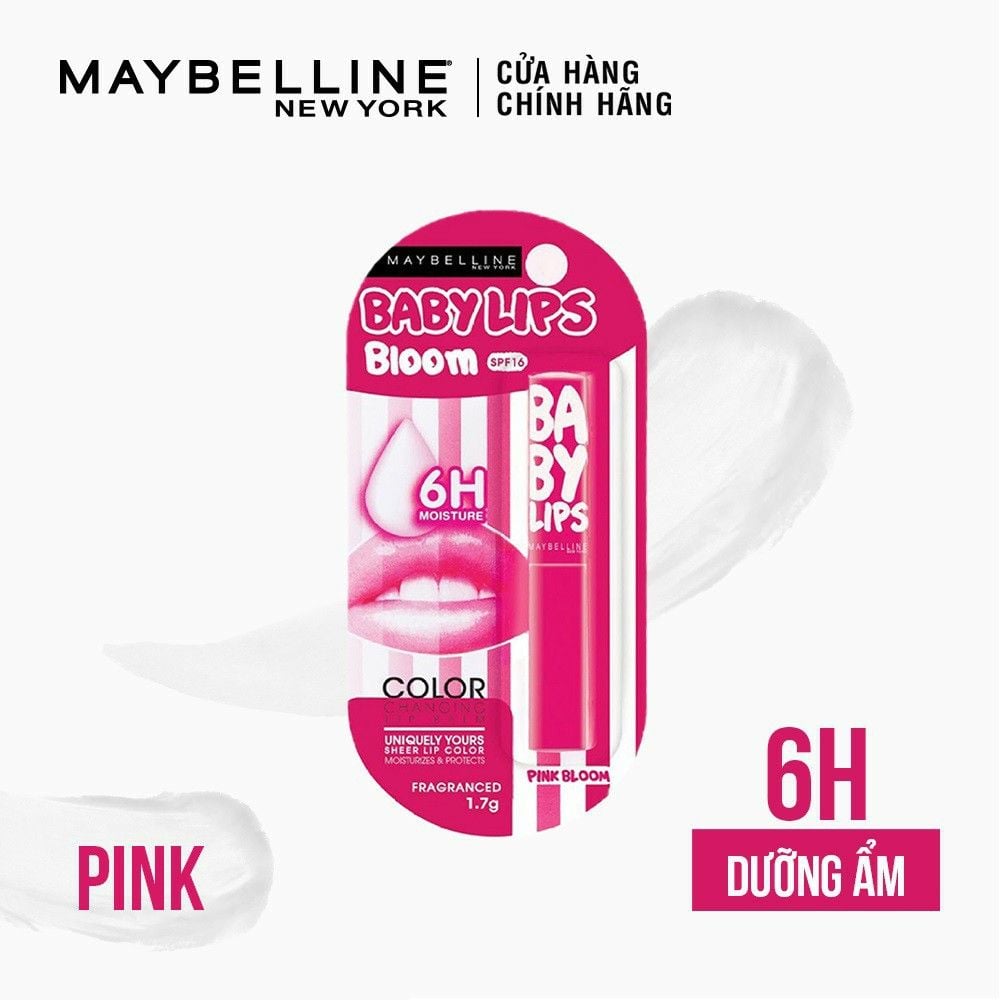 Son Dưỡng Môi Chuyển Màu Maybelline Baby Lips Bloom Color Changing Lip Balm - PINK SPF16 1.7g