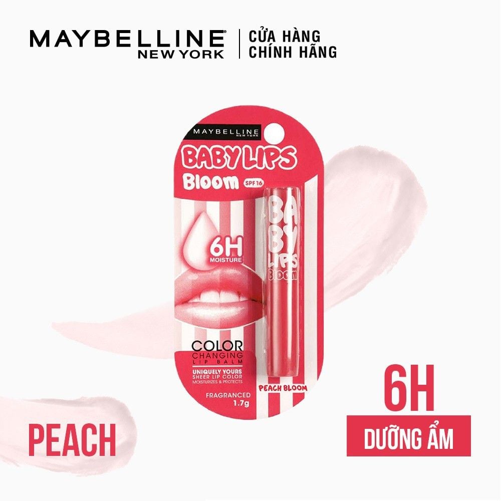 Son Dưỡng Môi Chuyển Màu Maybelline Baby Lips Bloom Color Changing Lip Balm - PINK SPF16 1.7g