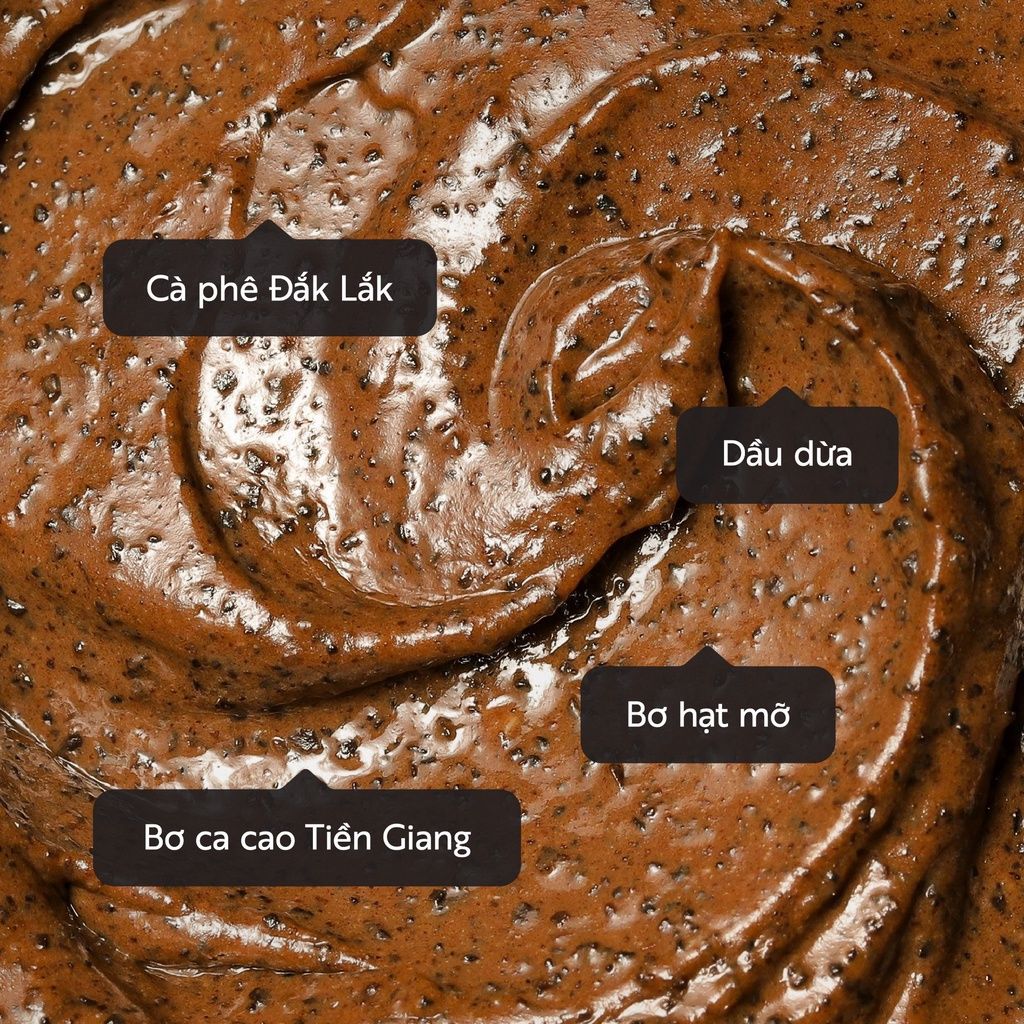 [Túi 600ml] Tẩy Da Chết Body Cocoon Làm Đều Màu Da Và Dưỡng Mịn Da Chiết Xuất Cà Phê Dak Lak Coffee Body Polish