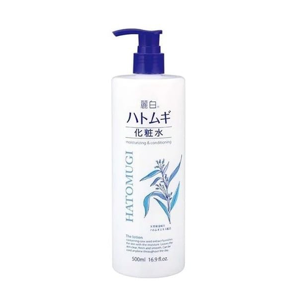 Nước Hoa Hồng Hatomugi Cân Bằng, Dưỡng Ẩm Moisturizing & Conditioning The Lotion 500ml