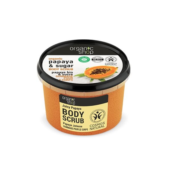 Tẩy Tế Bào Chết Body Organic Shop Dưỡng Da Ẩm Mịn Body Scrub 250ml