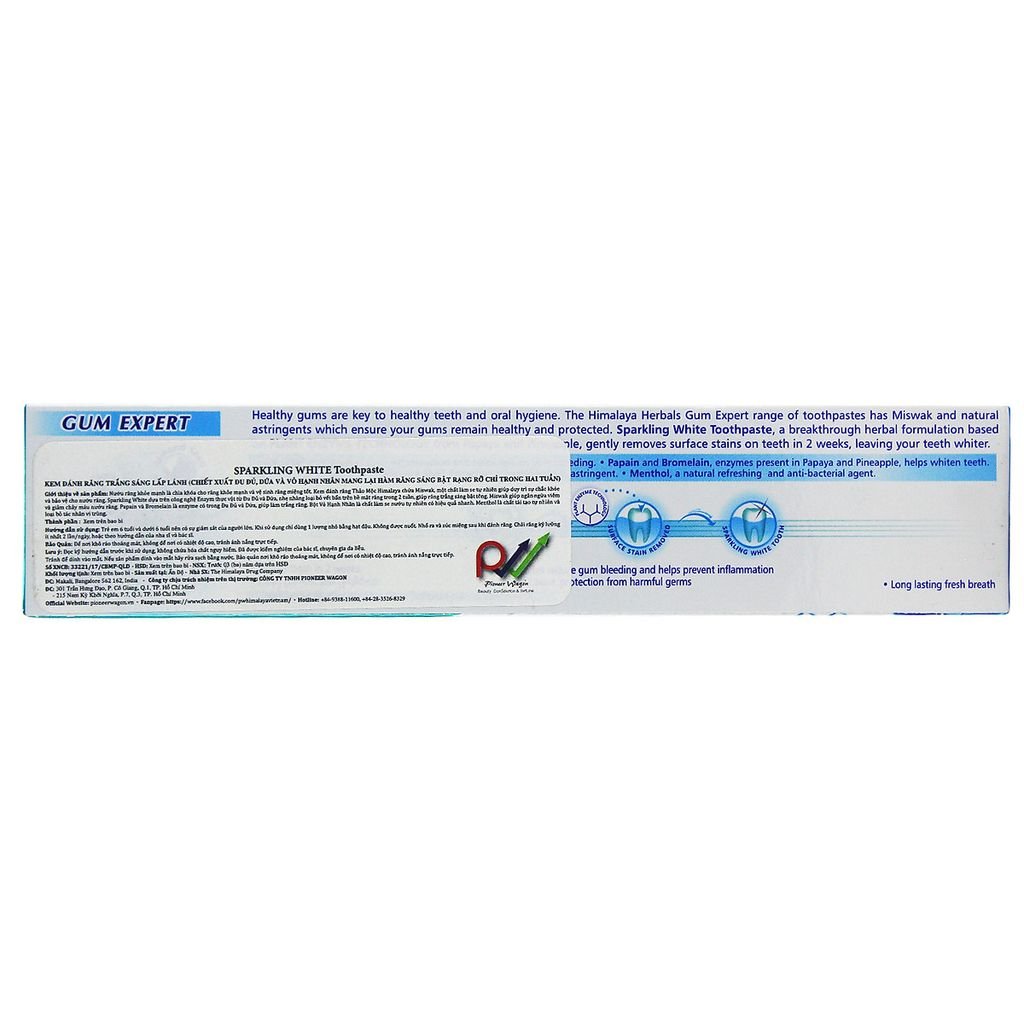 Kem Đánh Răng Himalaya Giúp Răng Trắng Sáng, Loại Bỏ Mùi Hôi Toothpaste 100g
