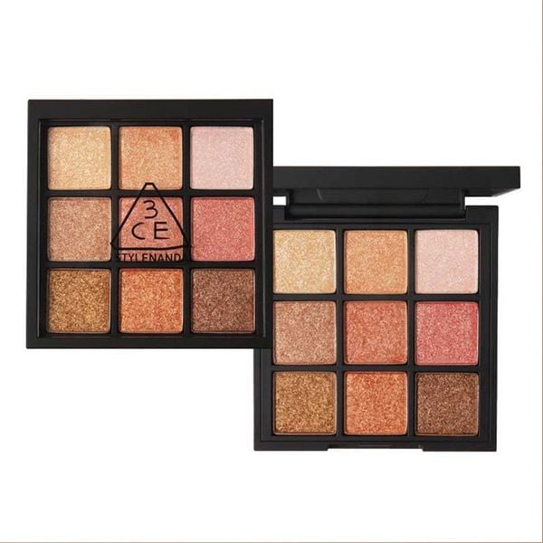  Bảng Phấn Mắt 9 Ô Nhũ Lấp Lánh 3CE Multi Eye Color Palette - All Nighter  8.1g 