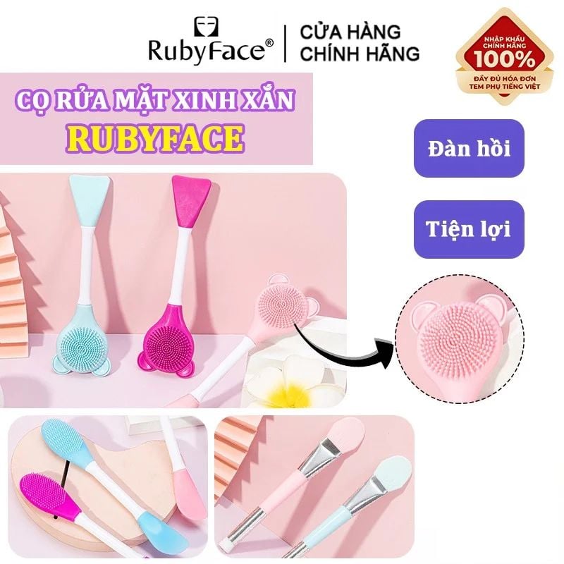 [NHẬP KHẨU] Cọ Rửa Mặt Xinh Xắn Tiện Lợi RubyFace Face Cleansing Brush - Màu Ngẫu Nhiên