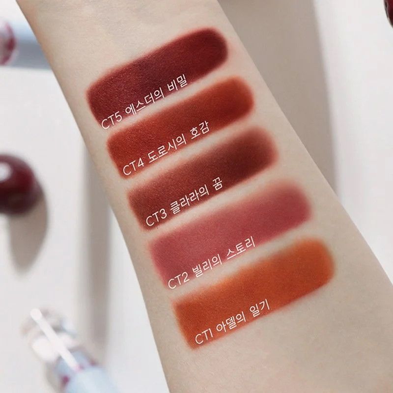 Son Kem Lì, Lên Màu Chuẩn Dearmay California Cherry Velvet Tint 4.4g