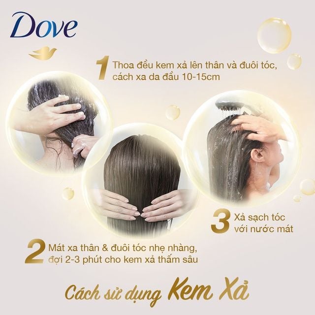 [610g] Dove Kem Xả Phục Hồi Hư Tổn