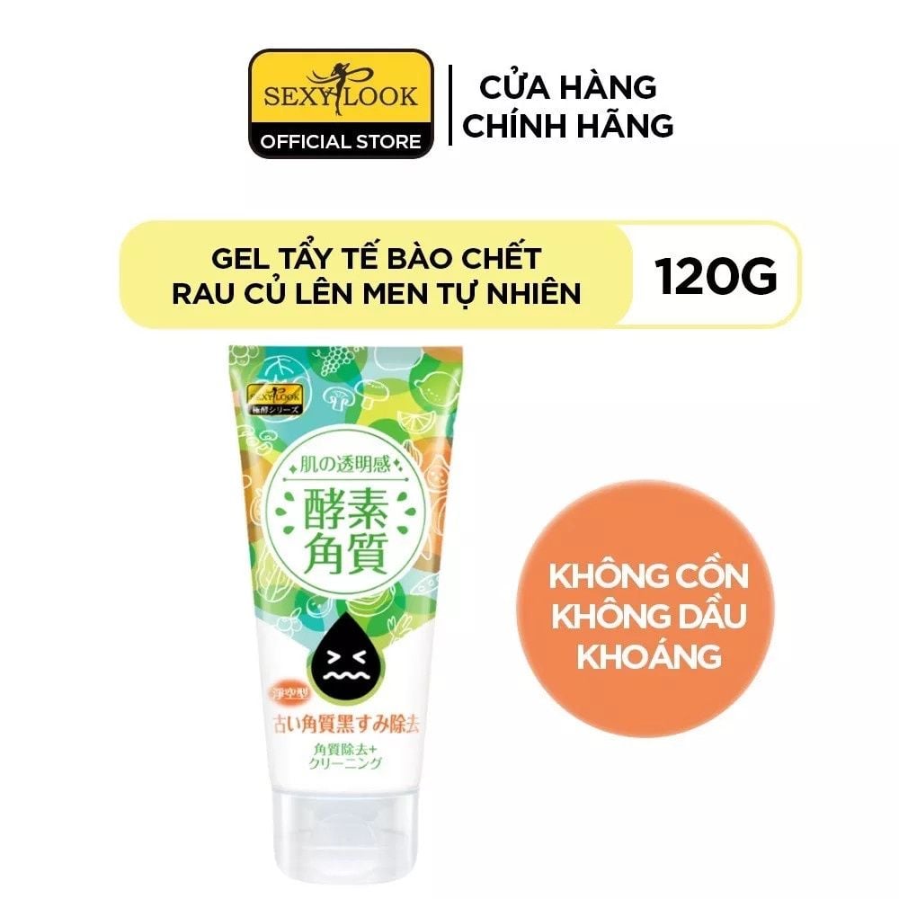 Gel Tẩy Tế Da Chết Chiết Xuất Lên Men Sexylook Enzyme Exfoliating Gel 120g