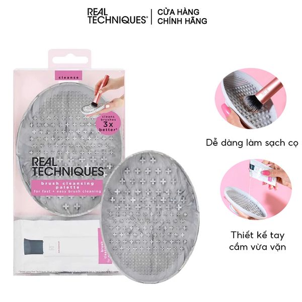  Dụng Cụ Vệ Sinh Cọ Real Techniques Makeup Brush Cleansing Palette 