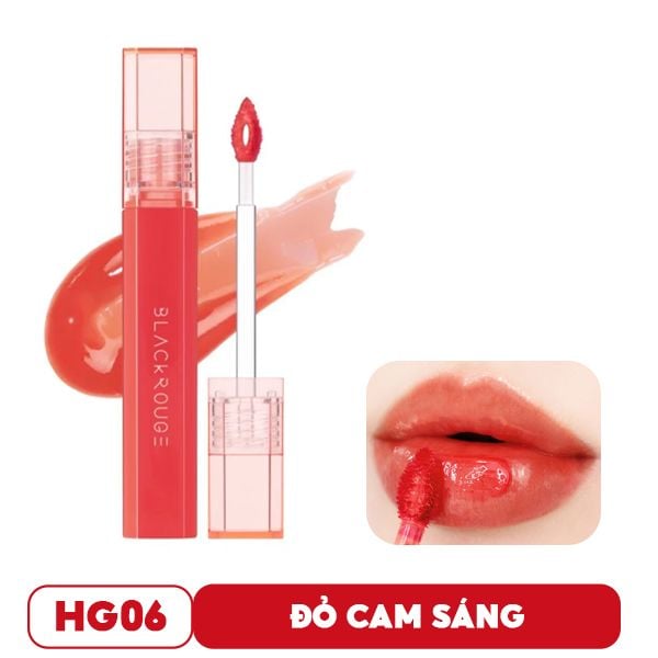 [Màu HG01 - HG10] Son Tint Bóng Siêu Lì Có Màu Son Black Rouge Half N Half Water Glow 3.5g