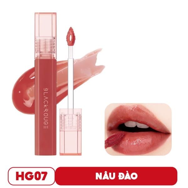 [Màu HG01 - HG10] Son Tint Bóng Black Rouge Siêu Lì Có Màu Son Half N Half Water Glow 3.5g
