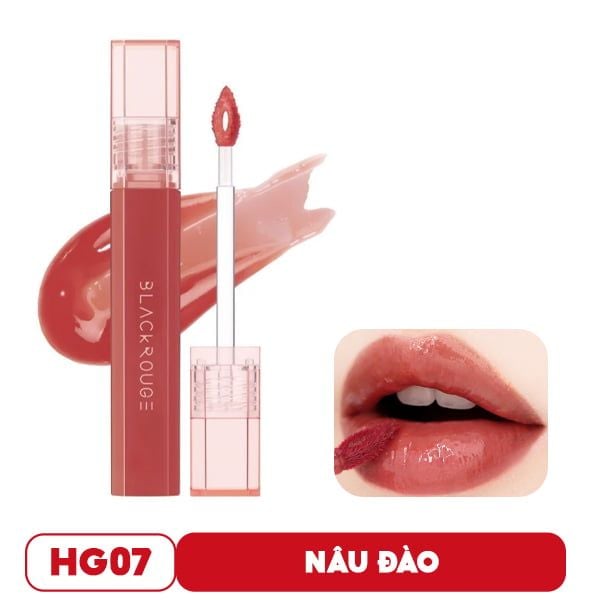 [Màu HG01 - HG10] Son Tint Bóng Siêu Lì Có Màu Son Black Rouge Half N Half Water Glow 3.5g