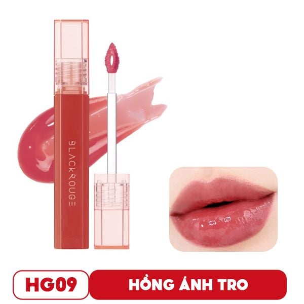 [Màu HG01 - HG10] Son Tint Bóng Black Rouge Siêu Lì Có Màu Son Half N Half Water Glow 3.5g