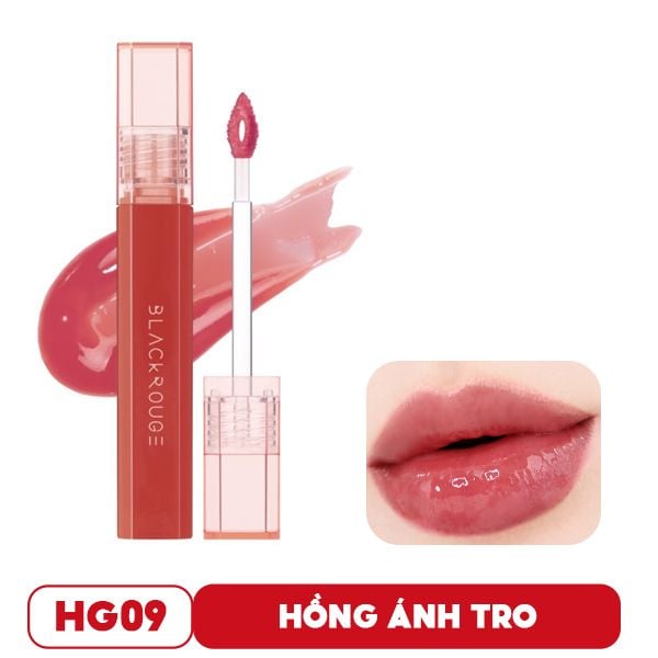 [Màu HG01 - HG10] Son Tint Bóng Siêu Lì Có Màu Son Black Rouge Half N Half Water Glow 3.5g