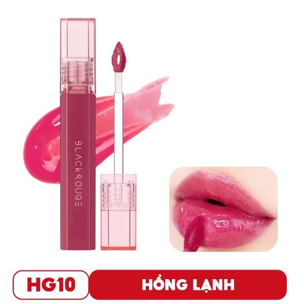 [Màu HG01 - HG10] Son Tint Bóng Siêu Lì Có Màu Son Black Rouge Half N Half Water Glow 3.5g