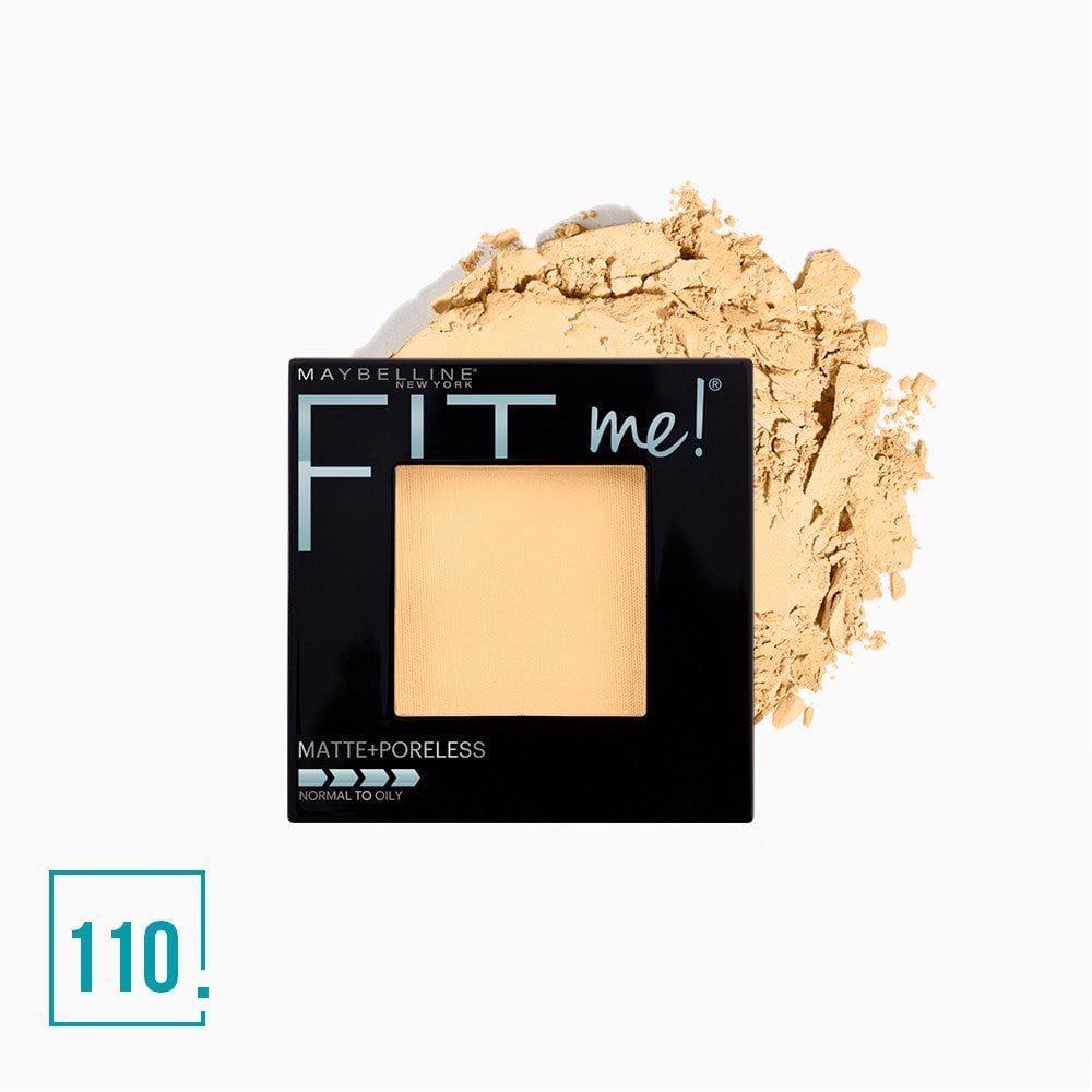 Phấn Phủ Maybelline Dạng Nén Mịn Lì, Kiềm Dầu Hiệu Quả Fit Me Matte Poreless Powder 8.5g (Hộp Vuông)