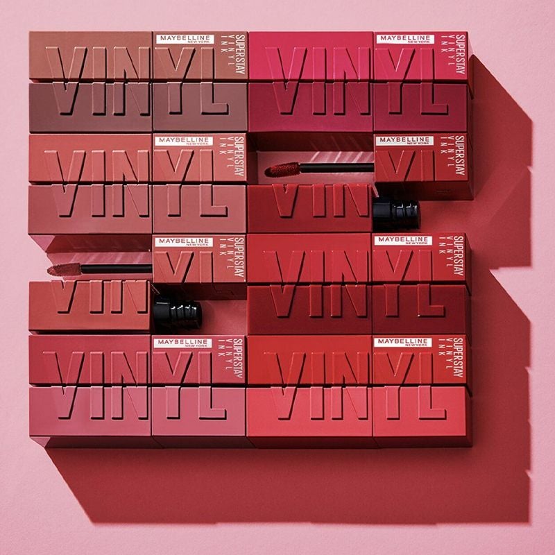 (BST SON "SỐT") Son Kem Bóng Bền Màu, Nhẹ Môi Maybelline New York Superstay Vinyl Ink 4.2ml