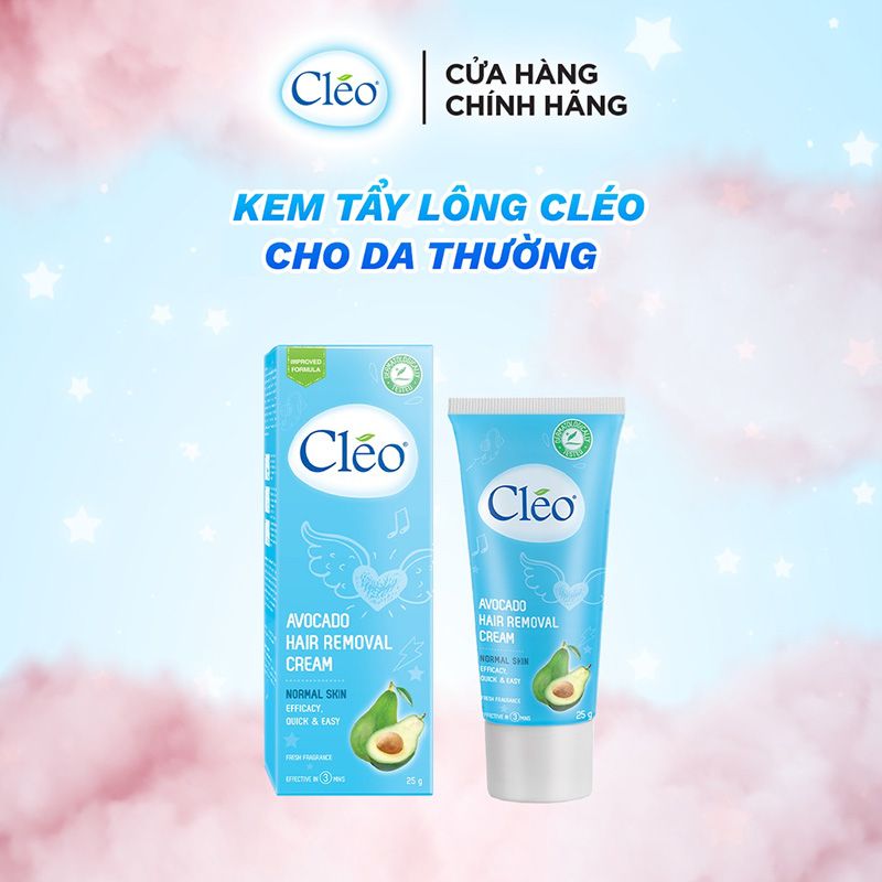 Kem Tẩy Lông CLEO Chiết Xuất Từ Bơ Avocado Hair Removal Cream