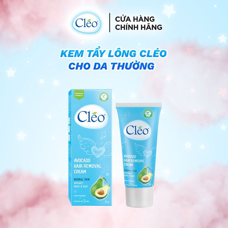 Kem Tẩy Lông Chiết Xuất Từ Bơ CLEO Avocado Hair Removal Cream