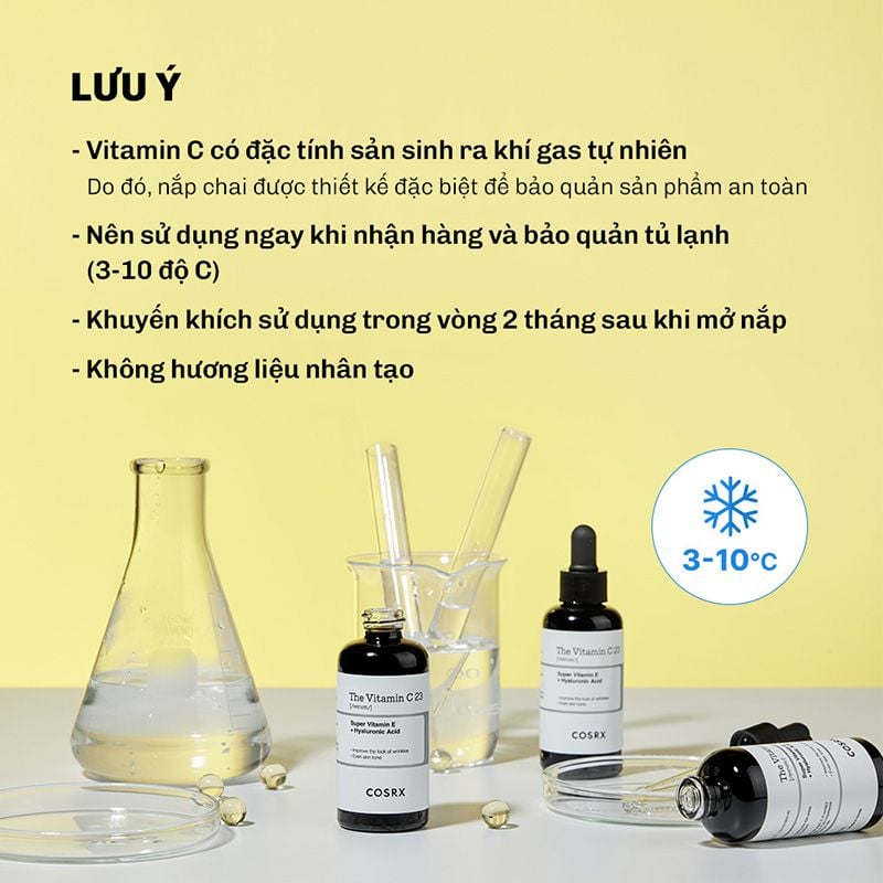 Serum Vitamin C 23% Hỗ Trợ Dưỡng Sáng Da, Mờ Thâm Cosrx The Vitamin C 23 Serum 20g