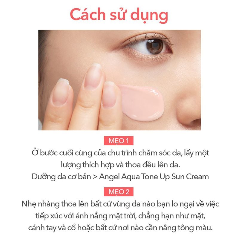 Kem Chống Nắng Beyond Cấp Ẩm, Nâng Tông Da, Thuần Chay Angel Aqua Tone-up Suncream SPF 50+ PA ++++ 50ml
