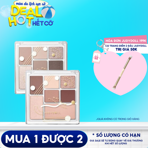 Bảng Phấn Mắt 7 Ô Màu Judydoll All-In-One Palette For Your Full Face 8.5g