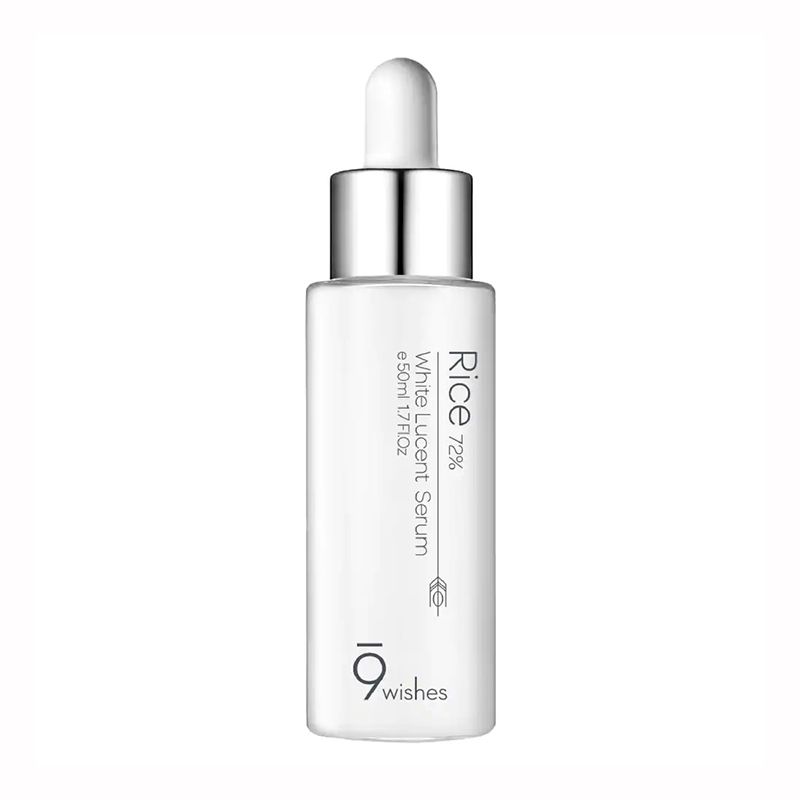 Serum 9 Wishes Cấp Ẩm, Hỗ Trợ Làm Sáng Da Chiết Xuất Gạo Rice 72% White Lucent Serum 50ml