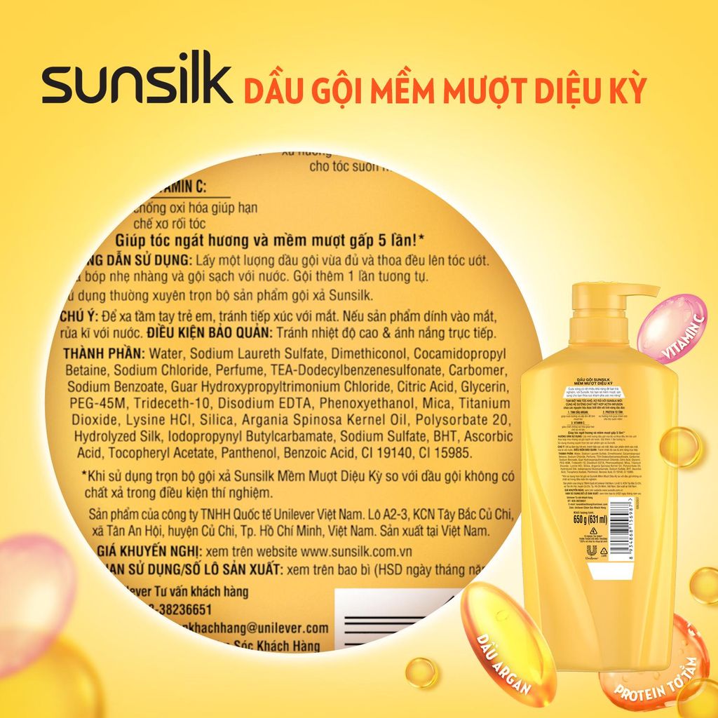 [900g] Dầu Gội Sunsilk Mềm Mượt Diệu Kỳ & Óng Mượt Rạng Ngời #MỀM MƯỢT DIỆU KỲ