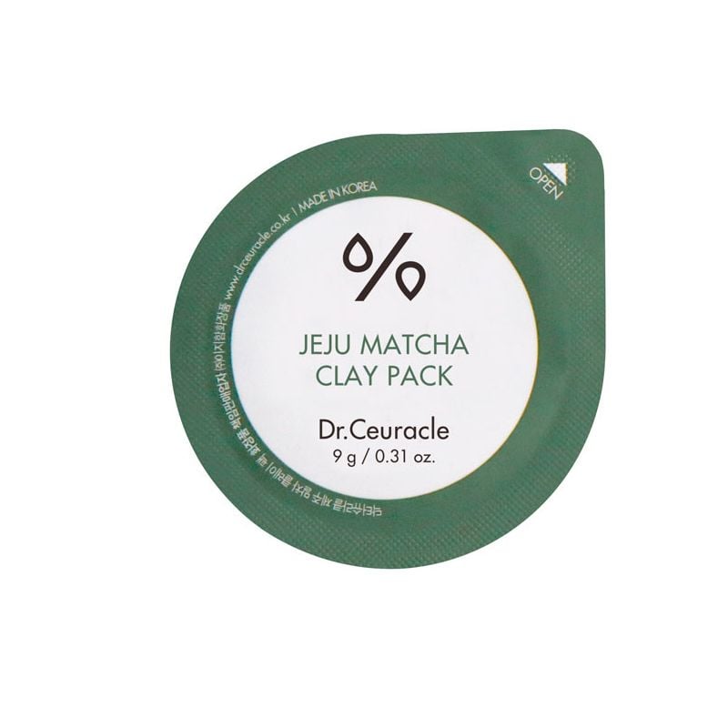 Mặt Nạ Đất Sét Trà Xanh Thu Nhỏ Lỗ Chân Lông, Cho Da Dầu Mụn, Mụn Đầu Đen Dr.Ceuracle Jeju Matcha Clay Pack 115g