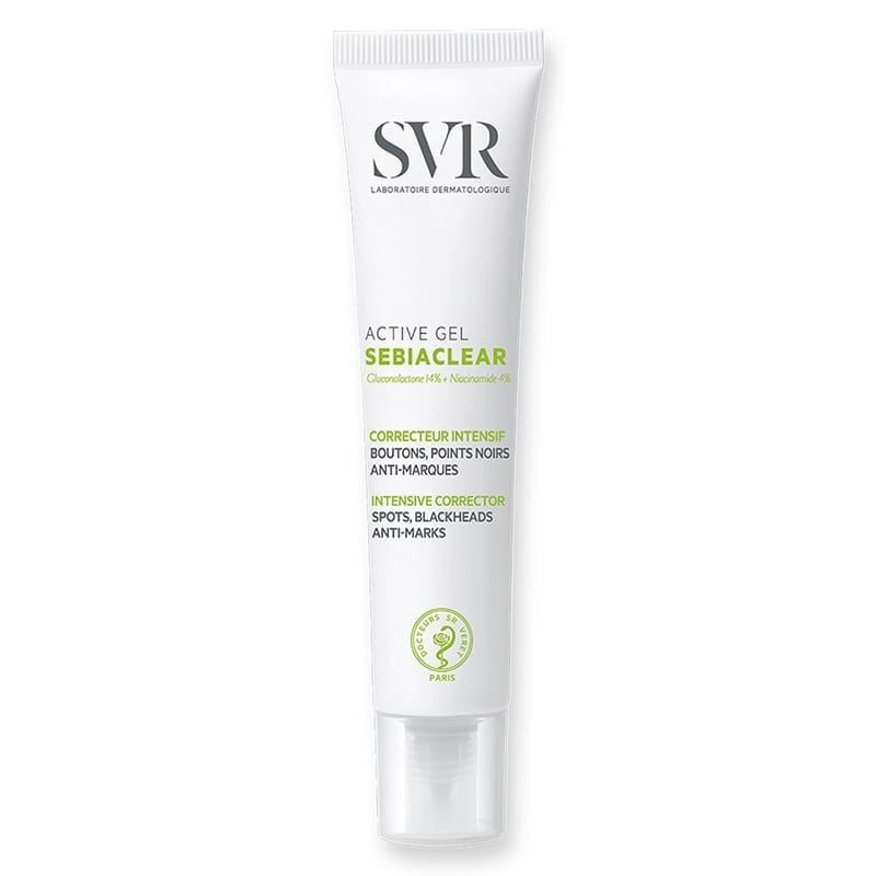 Kem Dưỡng SVR Kiểm Soát Dầu Nhờn, Cải Thiện Mụn & Mờ Thâm Sebiaclear Active Gel 40ml