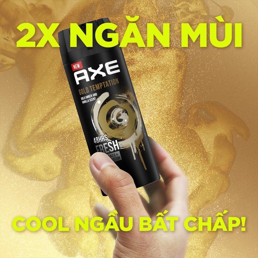 Xịt Khử Mùi Toàn Thân Cho Nam AXE Deodorant Bodyspray 135ml