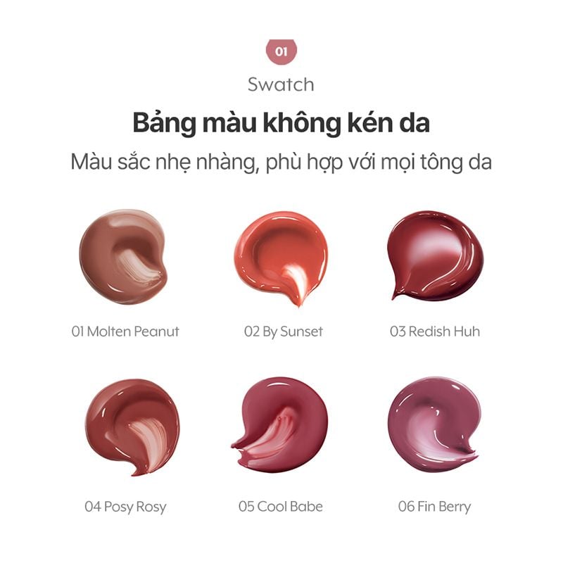 [NUSE BY ROMAND] Son Bóng Thuần Chay Cho Môi Căng Mọng, Mềm Mịn Nuse Care Liptual 4.5g