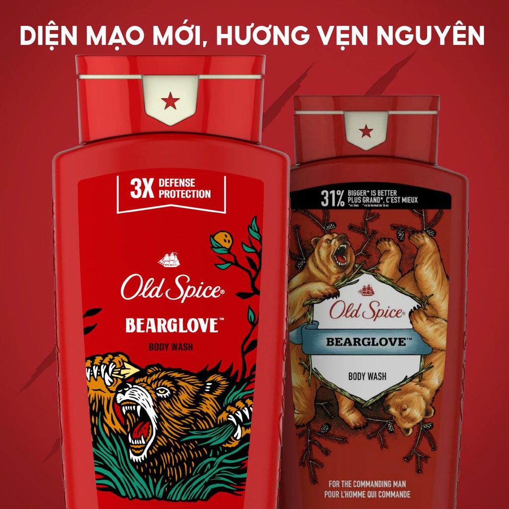 [473ml] Sữa Tắm Dành Cho Nam Old Spice Body Wash