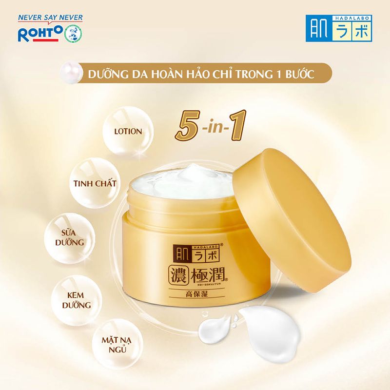 Kem Dưỡng Ẩm Toàn Diện Hada Labo Advanced Nourish Supreme Hyaluron Cream 50g