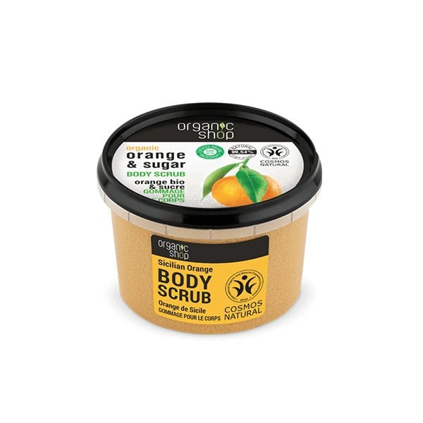 Tẩy Tế Bào Chết Body Organic Shop Dưỡng Da Ẩm Mịn Body Scrub 250ml