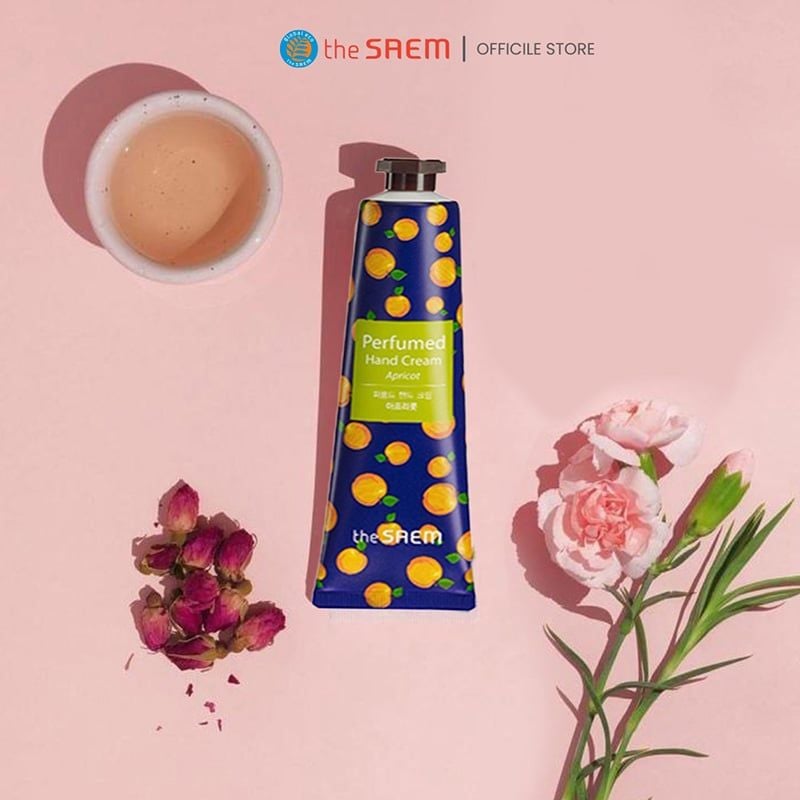 Kem Dưỡng Da Tay The Saem Dưỡng Ẩm Làm Mềm Mại, Đều Màu Da Perfumed Hand Cream 30ml