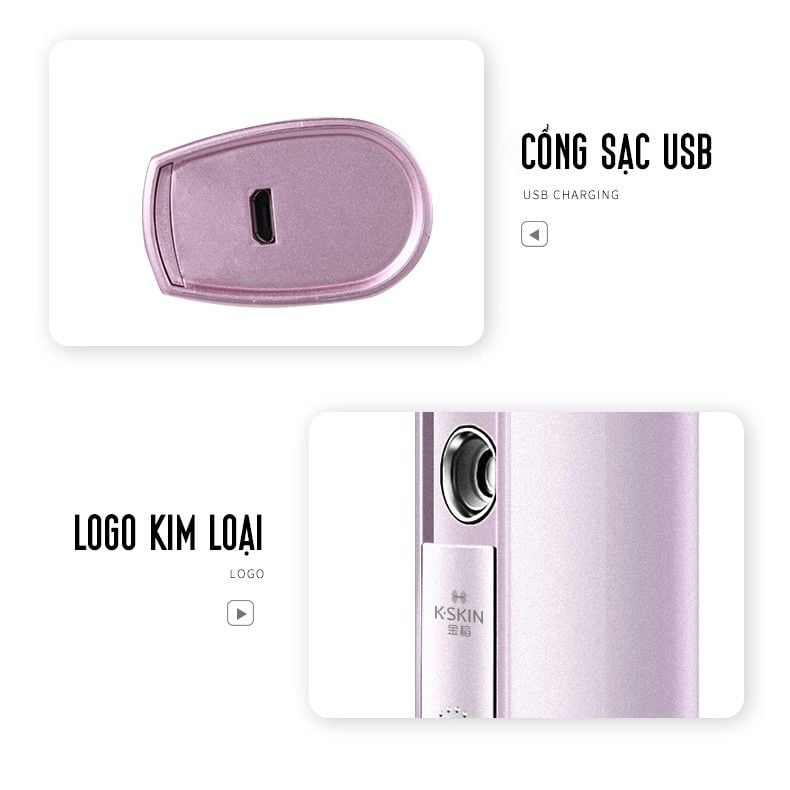Máy Phun Sương Cấp Ẩm Mini K.Skin Handy Mist White KD88