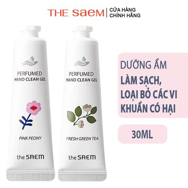 [30ml] Gel Rửa Tay Hương Nước Hoa The Saem Perfumed Hand Clean Gel Fresh Green Tea)