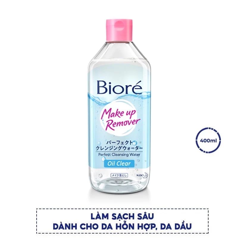 Nước Tẩy Trang Sạch Nhờn Và Dưỡng Ẩm Bioré Make Up Remover Perfect Cleansing Water