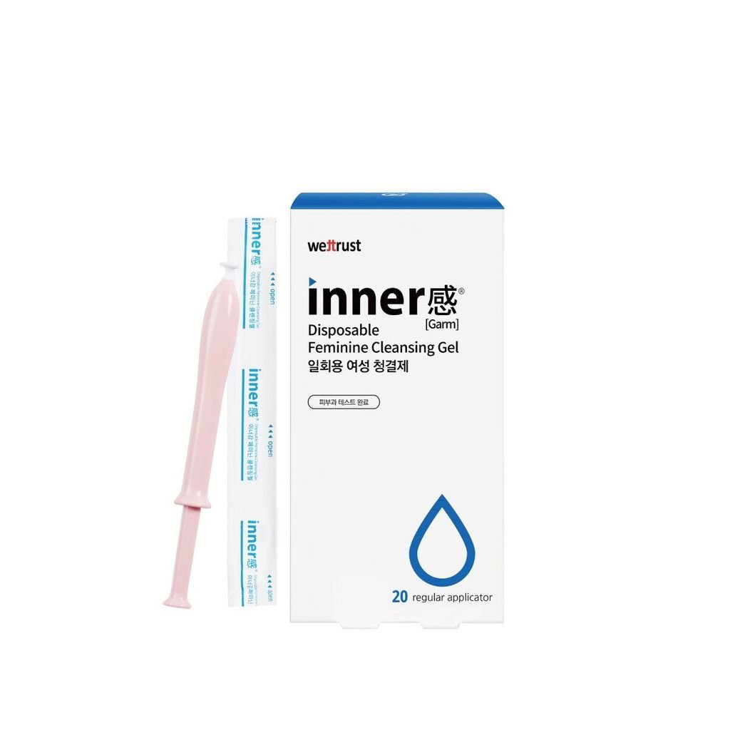 [Màu Xanh] Dung Dịch Dạng Gel Dịu Nhẹ Vệ Sinh Vùng Kín Wettrust Inner Disposable Feminine Cleansing Gel [che tên sản phẩm khi giao hàng]