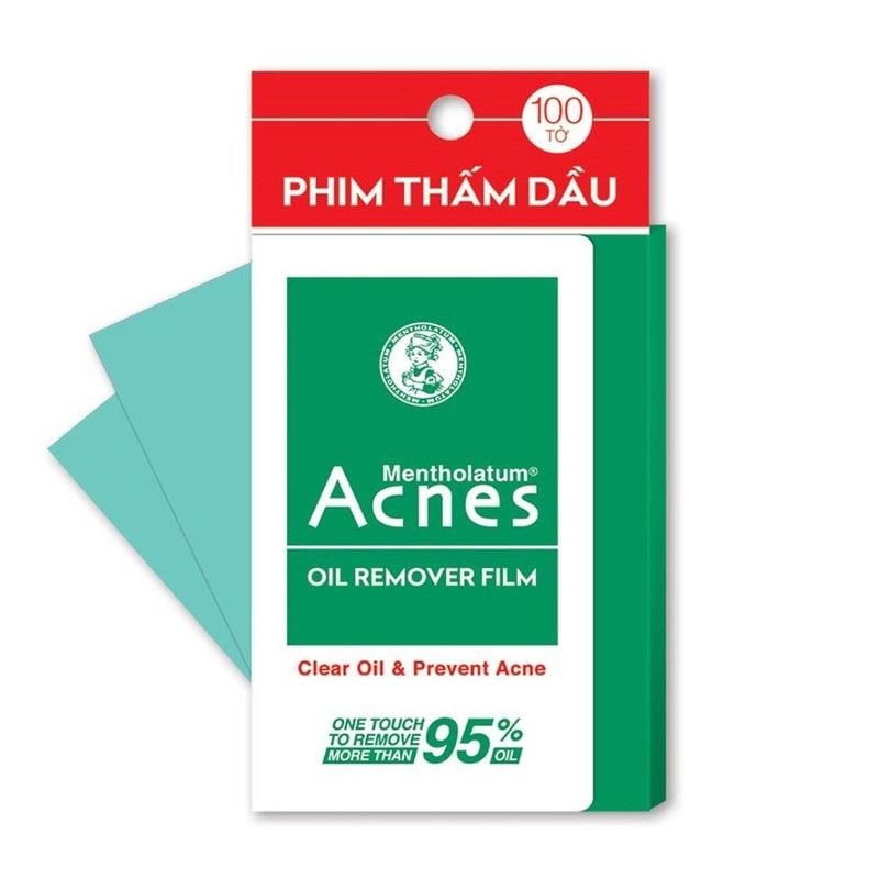 Giấy Thấm Dầu Dạng Phim Giúp Kiểm Soát Dầu Nhờn Acnes Oil Remover Film