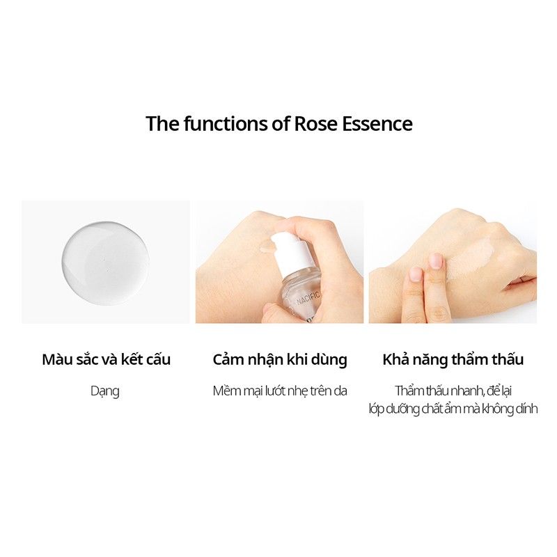 Serum NACIFIC Dưỡng Ẩm, Ngăn Ngừa Lão Hóa Chiết Xuất Hoa Hồng NACIFIC Real Floral Essence Rose 50g