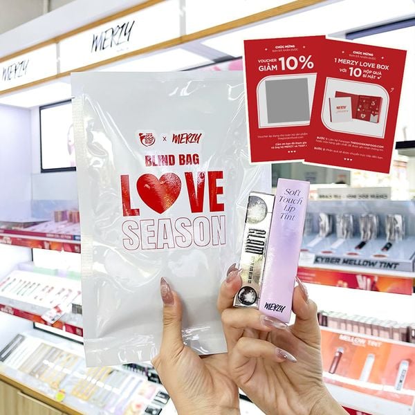  [New][BLIND BAG][MERZY BOX] Túi Mù Mỹ Phẩm, Hộp Quà Tặng Bất Ngờ Merzy Love Season Edition 