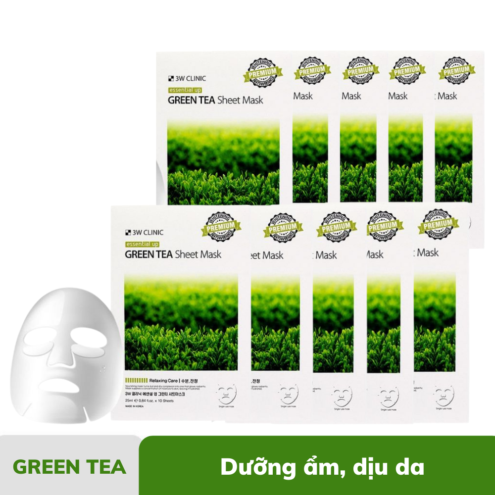 Mặt Nạ Tinh Chất 3W Clinic Dưỡng Da Essential Up Sheet Mask 25ml