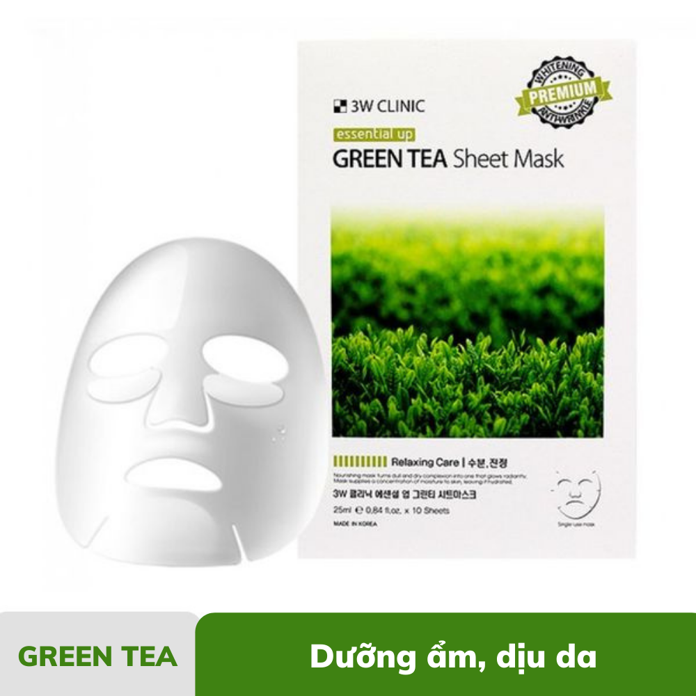 Mặt Nạ Tinh Chất 3W Clinic Dưỡng Da Essential Up Sheet Mask 25ml