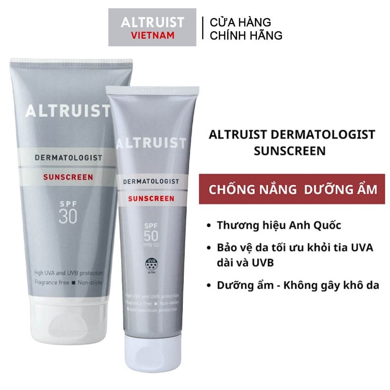 Kem Chống Nắng Altruist Dermatologist Sunscreen
