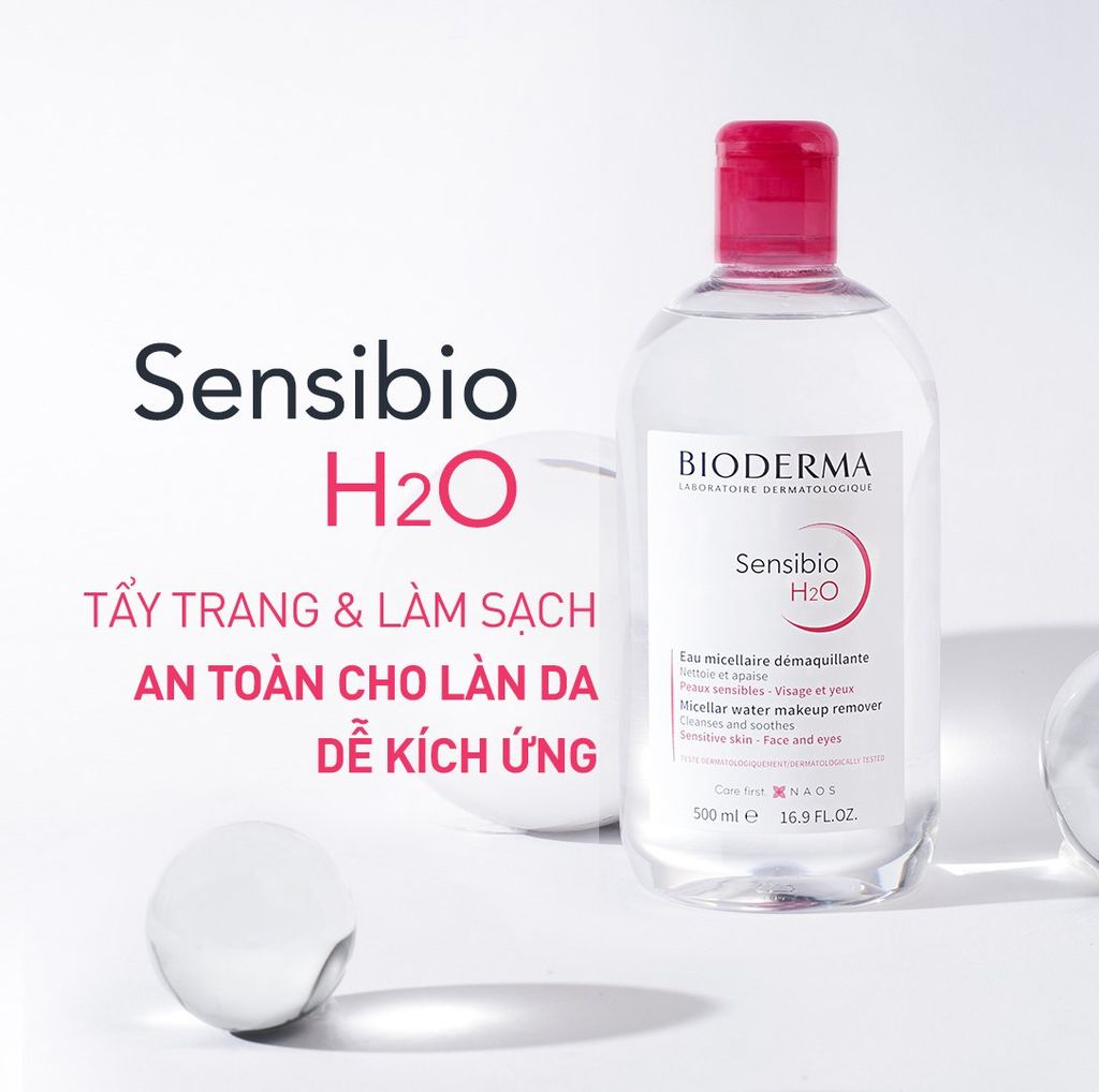 [2 items] Set Kem Dưỡng Ẩm, Phục Hồi Và Nước Tẩy Trang Cho Da Nhạy Cảm Set Bioderma Cicabio Creme 40ml & Bioderma Sensibio H20 100ml