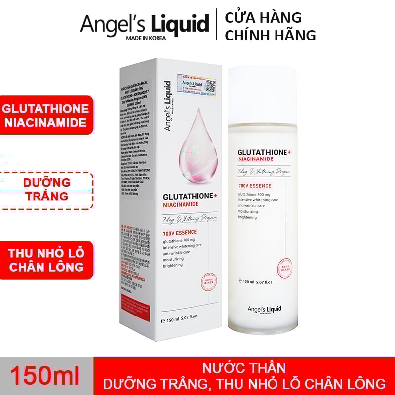 Nước Thần Angel's Liquid Glutathione + Niacinamide 7Day 700V Essence – THẾ GIỚI SKINFOOD