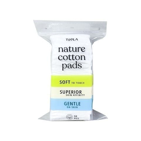  [Gift] Bông Tẩy Trang TOOLA Dạng Vuông - 50 miếng - Trị Giá 20k 